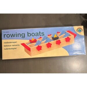 Vintage Wonderworld Rowing Boats (Roeibotensel) Wooden Boats - NIB